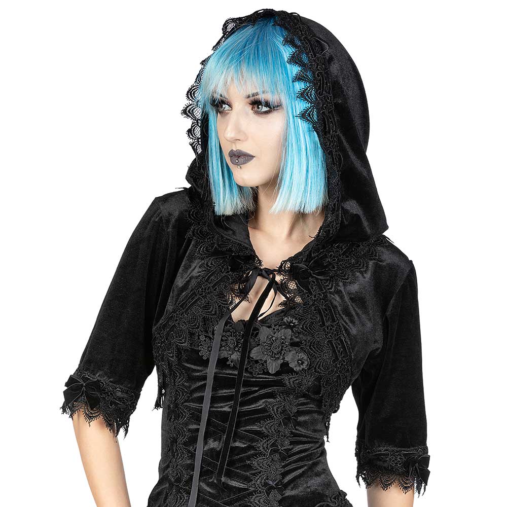 Sinister - 1116 Schulterjacke/bolero - Schwarz